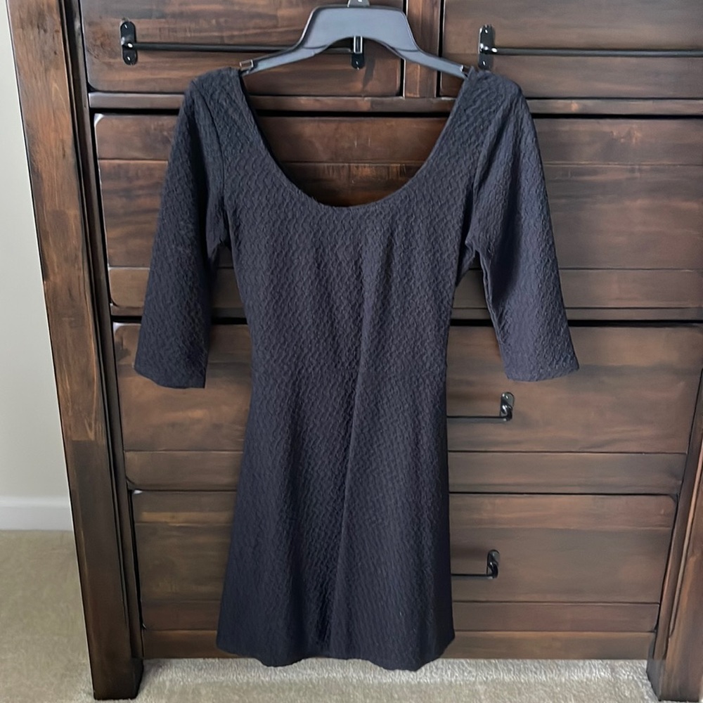 Hollister black dress